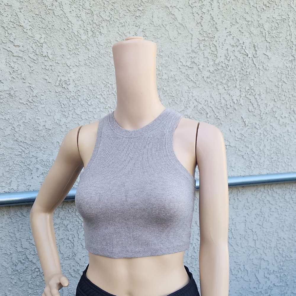 Full Tilt Heather Gray Knit Top Size XX-Small